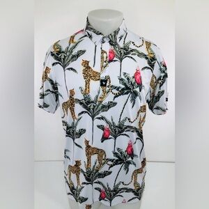 Bad Birdie Golf Co. "Wildlife" Themed Performance Polo - Animal Print